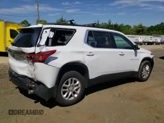 2021 Chevrolet Traverse LT Leather with VIN 1GNEVHKW9MJ235799, listed as a Copart auction lot 62267434 with 54,602 mi miles and Salvage Title. Bid and sale history available at carsss.com. Image 3.