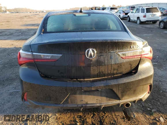 2022 Acura ILX Premium with VIN 19UDE2F73NA005392, listed as a Copart auction lot 76735944 with 45,071 mi miles and Salvage Title. Bid and sale history available at DreamBid. Image 6.
