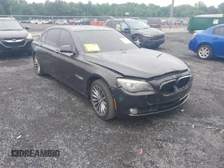 2009 BMW 7 Series 750Li with VIN WBAKB83579CY57949, listed as a IAAI auction lot 42512840 with 124,904 mi miles and . Bid and sale history available at DreamBid. Image 1.