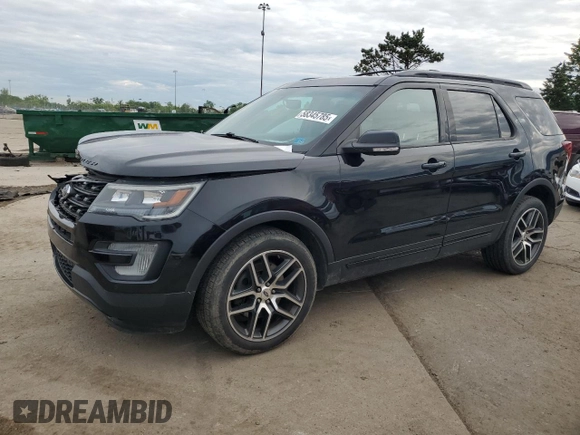 2017 Ford Explorer Sport z VIN 1FM5K8GT5HGB20714, wystawiony jako Copart lot #58345785 z przebiegiem 135 976 mil mil oraz Czysty tytuł • Clean title. Historia ofert i sprzedaży dostępna na DreamBid. Obrazek 1.