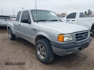 2003 Ford Ranger XL with VIN 1FTYR14U23PB72652, listed as a IAAI auction lot 41602012 with 280,230 mi miles. Bid and sale history available at carsss.com. Image 1.