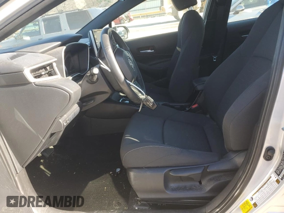 2021 Toyota Corolla Hatchback SE with VIN JTND4MBE5M3106109, listed as a Copart auction lot 80155133 with 27,710 mi miles and Salvage Title. Bid and sale history available at carsss.com. Image 7.