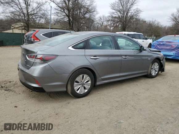 2018 Hyundai Sonata Hybrid SE with VIN KMHE24L32JA078624, listed as a Copart auction lot 49374195 with 73,295 mi miles and Salvage Title. Bid and sale history available at carsss.com. Image 3.