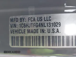 2022 Jeep Gladiator High Altitude with VIN 1C6HJTFG4NL131029, listed as a IAAI auction lot 41789060 with 50,347 mi miles and . Bid and sale history available at DreamBid. Image 9.