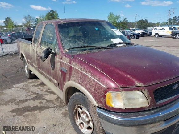 1997 Ford F-150 Standard with VIN 1FTDX1767VND10279, listed as a IAAI auction lot 42059628 with 283,348 mi miles. Bid and sale history available at carsss.com. Image 6.