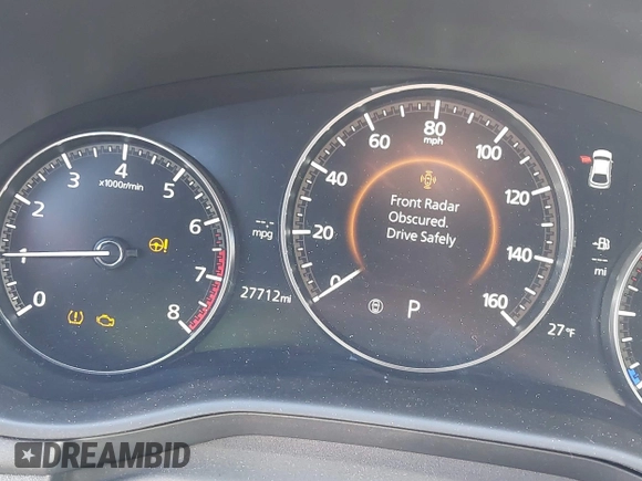 2023 Mazda 3 S Select with VIN JM1BPAKM9P1615449, listed as a IAAI auction lot 41576896 with 27,712 mi miles and . Bid and sale history available at DreamBid. Image 7.