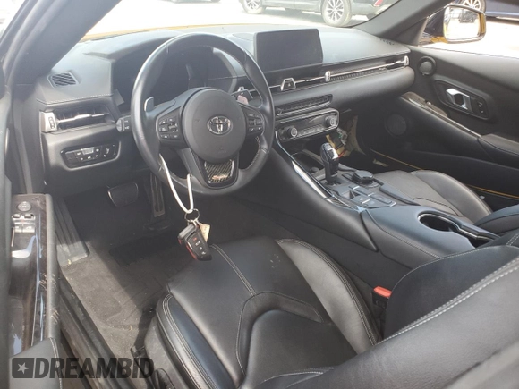 2021 Toyota Supra 3.0 with VIN WZ1DB0C07MW042452, listed as a Copart auction lot 63493005 with Not provided miles and Clean title. Bid and sale history available at DreamBid. Image 8.