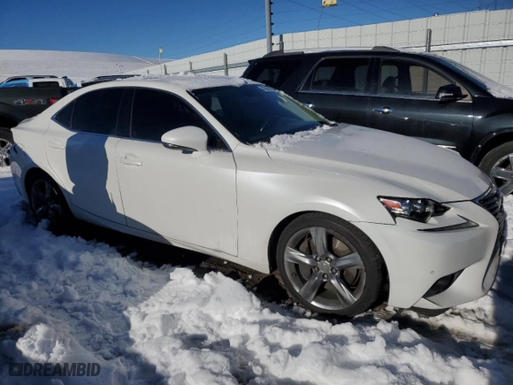2015 Lexus IS 350 with VIN JTHCE1D25F5009478, listed as a Copart auction lot 45606105 with 116,703 mi miles and Salvage Title. Bid and sale history available at carsss.com. Image 4.