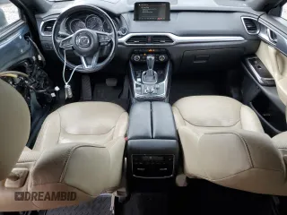 2018 Mazda CX-9 Grand Touring with VIN JM3TCADY7J0211781, listed as a Copart auction lot 59477885 with 77,667 mi miles and Salvage title. Bid and sale history available at DreamBid. Image 8.