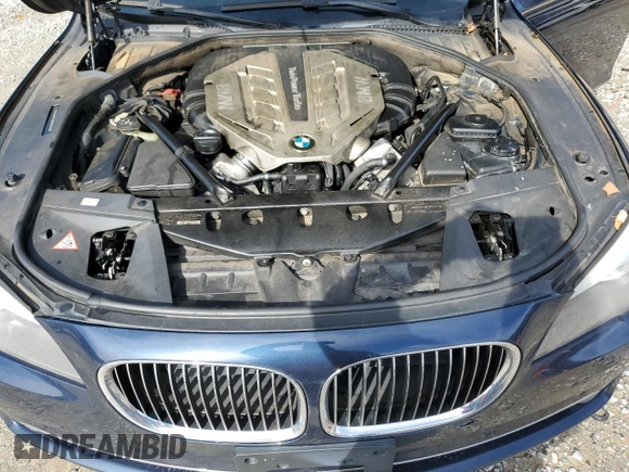 2011 BMW 7 Series 750Li with VIN WBAKB8C54BC852293, listed as a Copart auction lot 45215695 with 179,986 mi miles and Salvage title. Bid and sale history available at DreamBid. Image 11.