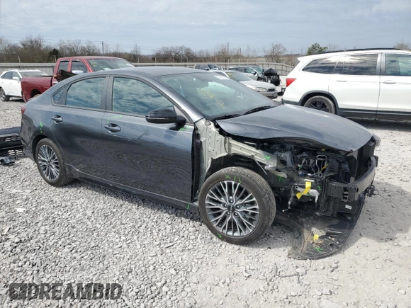 2024 Kia Forte GT-Line with VIN 3KPF54AD2RE784903, listed as a Copart auction lot 47818915 with 10,648 mi miles and Salvage Title. Bid and sale history available at carsss.com. Image 4.