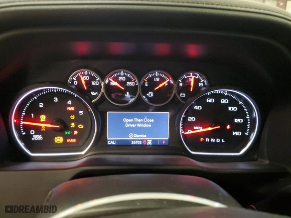 2021 Chevrolet Silverado 2500HD LTZ with VIN 1GC4YPEY7MF247486, listed as a Copart auction lot 49286795 with 26,702 mi miles and Salvage Title. Bid and sale history available at carsss.com. Image 9.