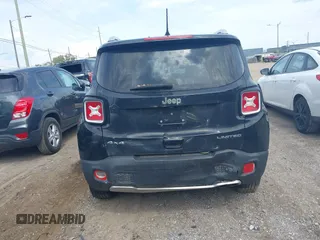 2018 Jeep Renegade Limited with VIN ZACCJBDBXJPH00377, listed as a IAAI auction lot 42391226 with 84,523 mi miles and . Bid and sale history available at DreamBid. Image 16.