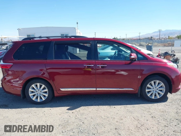 2015 Toyota Sienna Ltd with VIN 5TDDK3DC3FS112783, listed as a IAAI auction lot 41435212 with 62,793 mi miles. Bid and sale history available at carsss.com. Image 13.