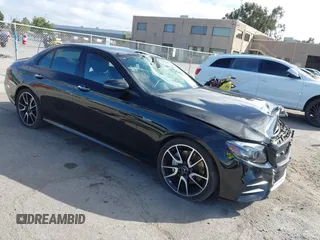 2018 Mercedes-Benz E 43 AMG with VIN WDDZF6EB7JA486116, listed as a IAAI auction lot 42362795 with 72,122 mi miles and . Bid and sale history available at DreamBid. Image 1.