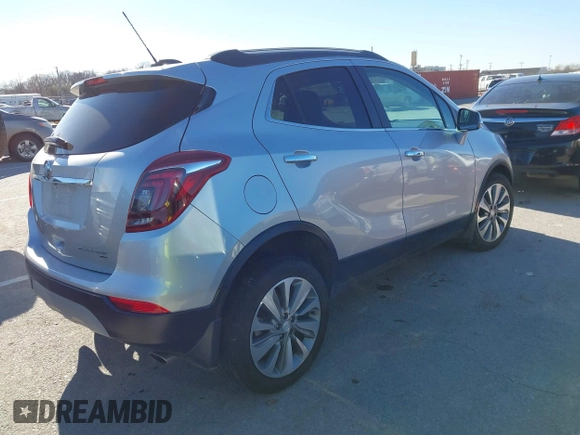 2019 Buick Encore Preferred with VIN KL4CJESB8KB848232, listed as a IAAI auction lot 41028395 with 72,441 mi miles. Bid and sale history available at carsss.com. Image 4.