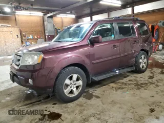 2011 Honda Pilot EX-L with VIN 5FNYF4H75BB092205, listed as a Copart auction lot 50576745 with 148,836 mi miles and Salvage title. Bid and sale history available at DreamBid. Image 1.