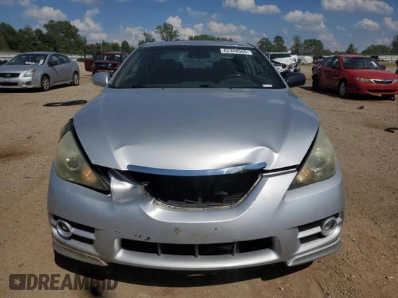 2007 Toyota Solara SE with VIN 4T1CE30P07U757475, listed as a Copart auction lot 62348565 with 124,042 mi miles and Salvage title. Bid and sale history available at DreamBid. Image 5.
