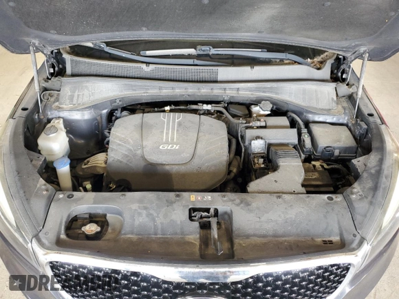 2016 Kia Sorento EX with VIN 5XYPHDA50GG017183, listed as a Copart auction lot 55647524 with 100,859 mi miles and Clean Title. Bid and sale history available at carsss.com. Image 12.