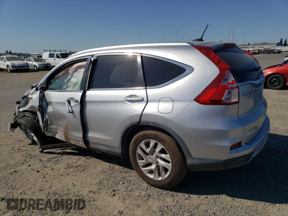 2015 Honda CR-V EX-L with VIN 2HKRM3H75FH522746, listed as a Copart auction lot 48596895 with Not Provided miles and Salvage Title. Bid and sale history available at DreamBid. Image 2.
