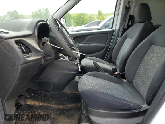 2016 Ram ProMaster City Cargo Tradesman with VIN ZFBERFAT7G6B28384, listed as a Copart auction lot 57976675 with 143,153 mi miles and Salvage title. Bid and sale history available at DreamBid. Image 7.