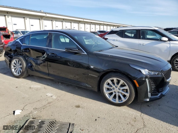 2020 Cadillac CT5 Luxury with VIN 1G6DW5RK2L0121900, listed as a Copart auction lot 42156225 with 6,637 mi miles and Salvage Title. Bid and sale history available at carsss.com. Image 4.