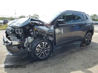 2023 Jeep Compass Limited с VIN 3C4NJDCN3PT567429, выставлен на аукционе Copart как лот 56341405 с пробегом Не указан миль и Чистый • Clean title. История ставок и продаж доступна на DreamBid. Изображение 1.