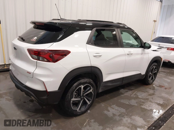 2023 Chevrolet TrailBlazer RS with VIN KL79MTSL1PB114699, listed as a IAAI auction lot 41847894 with 21,284 mi miles and . Bid and sale history available at DreamBid. Image 4.