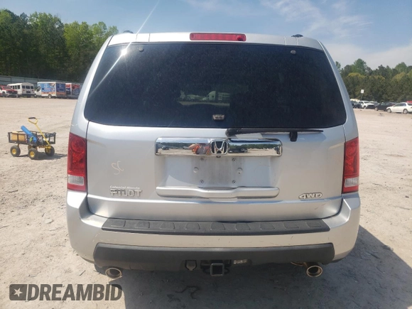 2011 Honda Pilot EX-L with VIN 5FNYF4H57BB050486, listed as a Copart auction lot 54008245 with 62,793 mi miles and Salvage Title. Bid and sale history available at DreamBid. Image 6.