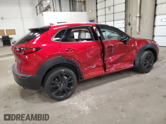 2023 Mazda CX-30 Premium Plus with VIN 3MVDMBEY8PM580023, listed as a Copart auction lot 81829384 with 13,661 mi miles and Salvage title. Bid and sale history available at DreamBid. Image 3.