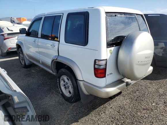 2000 Isuzu Trooper S z VIN JACDS58XXY7J11716, wystawiony jako Copart lot #76685304 z przebiegiem 92 828 mil mil oraz Nie do naprawy. Historia ofert i sprzedaży dostępna na DreamBid. Obrazek 2.
