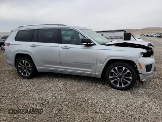 2023 Jeep Grand Cherokee Overland with VIN 1C4RJKDGXP8800940, listed as a Copart auction lot 85957204 with 25,894 mi miles and Salvage title. Bid and sale history available at DreamBid. Image 4.