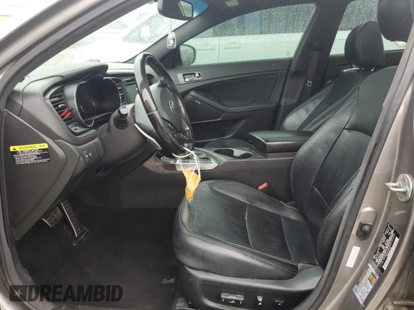 2013 Kia Optima SX with VIN 5XXGR4A62DG102323, listed as a Copart auction lot 59684425 with 210,005 mi miles and Salvage title. Bid and sale history available at DreamBid. Image 7.