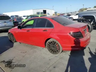 2008 Mercedes-Benz C 63 AMG with VIN WDDGF77X88F148954, listed as a Copart auction lot 72758734 with 59,562 mi miles and Salvage title. Bid and sale history available at DreamBid. Image 2.