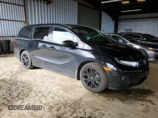 2025 Honda Odyssey Sport-L with VIN 5FNRL6H79SB004328, listed as a Copart auction lot 50122735 with 1,873 mi miles and Salvage Title. Bid and sale history available at carsss.com. Image 4.
