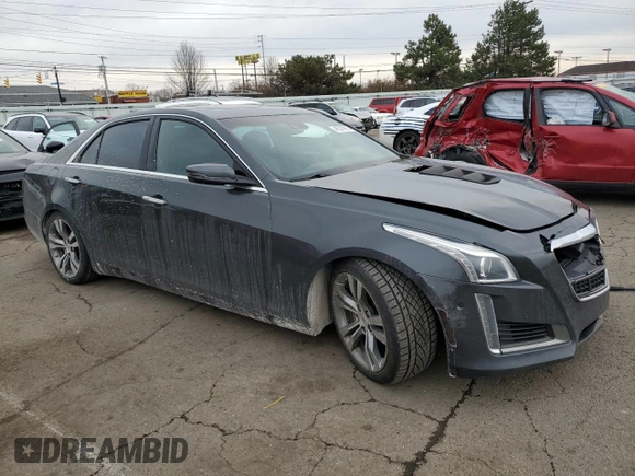 2014 Cadillac CTS Vsport Premium RWD z VIN 1G6AV5S86E0159623, wystawiony jako Copart lot #46314915 z przebiegiem 143 321 mil mil oraz Szkody całkowita. Historia ofert i sprzedaży dostępna na DreamBid. Obrazek 4.