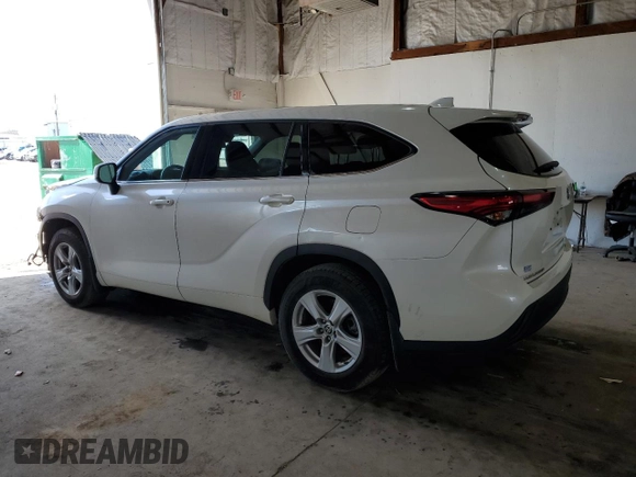 2021 Toyota Highlander L with VIN 5TDBZRBHXMS532381, listed as a Copart auction lot 52785915 with 79,220 mi miles and Salvage title. Bid and sale history available at DreamBid. Image 2.