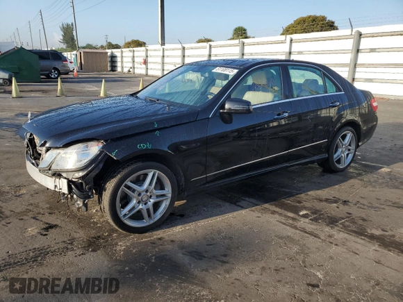 2011 Mercedes-Benz E 550 Luxury with VIN WDDHF7CBXBA289396, listed as a Copart auction lot 51108115 with 45,204 mi miles and Salvage Title. Bid and sale history available at DreamBid. Image 1.