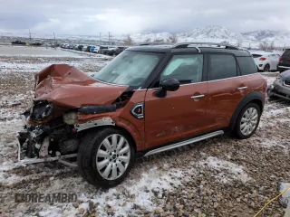 2017 MINI Countryman Cooper S with VIN WMZYT5C37H3D80027, listed as a Copart auction lot 49512295 with 81,106 mi miles and Salvage Title. Bid and sale history available at carsss.com. Image 1.