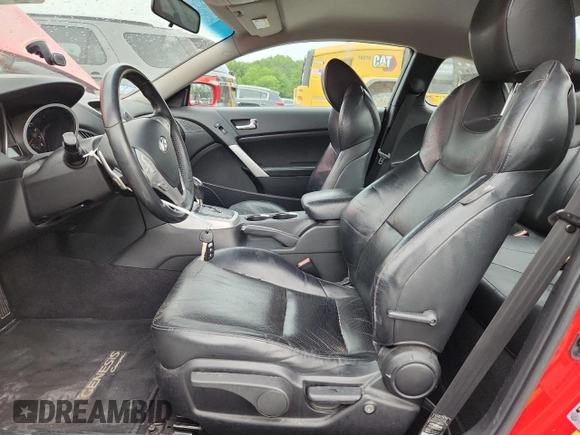 2010 Hyundai Genesis Coupe Grand Touring with VIN KMHHU6KH8AU004641, listed as a Copart auction lot 62854555 with 91,337 mi miles and Clean title. Bid and sale history available at DreamBid. Image 7.