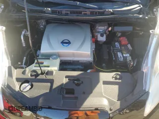 2015 Nissan LEAF S with VIN 1N4AZ0CP6FC332542, listed as a Copart auction lot 88850955 with 47,921 mi miles and Salvage Title. Bid and sale history available at DreamBid. Image 13.