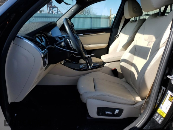 2020 BMW X3 xDrive30i with VIN 5UXTY5C09LLT37671, listed as a Copart auction lot 51134225 with 53,044 mi miles and Salvage Title. Bid and sale history available at DreamBid. Image 7.