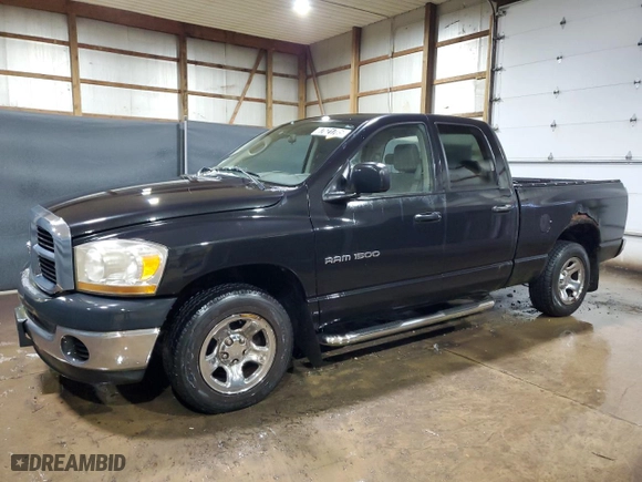 2006 Dodge Ram 1500 ST with VIN 1D7HA18K76J186270, listed as a Copart auction lot 87621705 with 144,411 mi miles and Clean Title. Bid and sale history available at carsss.com. Image 1.
