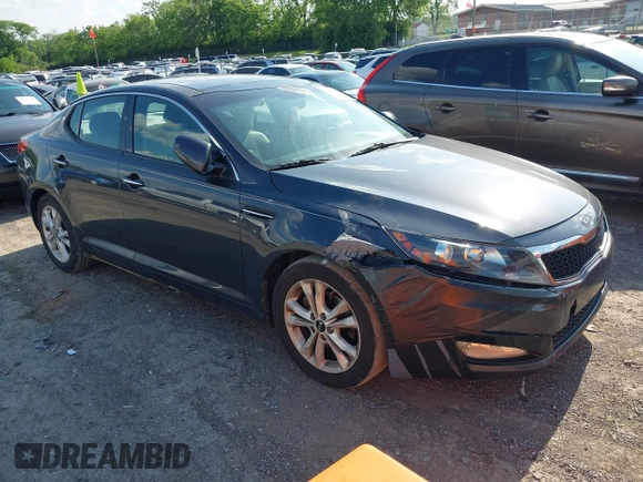 2011 Kia Optima EX with VIN KNAGN4A7XB5060289, listed as a IAAI auction lot 42149987 with 174,243 mi miles and . Bid and sale history available at carsss.com. Image 1.