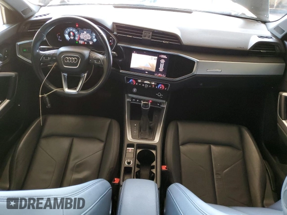 2020 Audi Q3 Premium with VIN WA1AECF34L1034797, listed as a Copart auction lot 51096385 with 74,192 mi miles and Salvage title. Bid and sale history available at DreamBid. Image 8.