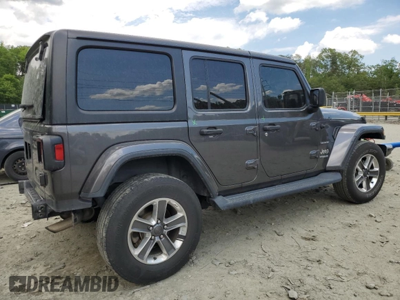 2021 Jeep Wrangler Unlimited Sahara с VIN 1C4HJXEN2MW645748, выставлен на аукционе Copart как лот 56001495 с пробегом 88 737 миль миль и Списание • Salvage title. История ставок и продаж доступна на DreamBid. Изображение 3.