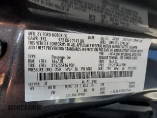 2017 Ford Focus SE with VIN 1FADP3F25HL300155, listed as a Copart auction lot 61685025 with 93,317 mi miles and Salvage title. Bid and sale history available at DreamBid. Image 13.