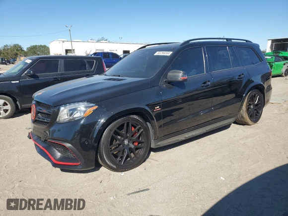 2017 Mercedes-Benz GLS with VIN 4JGDF7FE0HA878427, listed as a Copart auction lot 83296594 with 71,812 mi miles and Clean Title. Bid and sale history available at carsss.com. Image 1.