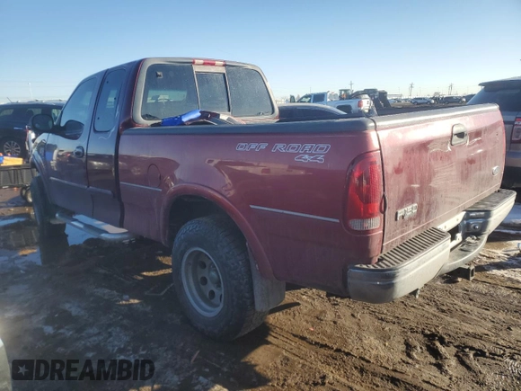 1999 Ford F-150 XL with VIN 1FTRX18L9XKA71512, listed as a Copart auction lot 42809755 with 192,205 mi miles and Salvage Title. Bid and sale history available at carsss.com. Image 2.