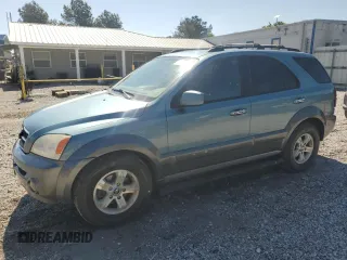 2003 Kia Sorento LX with VIN KNDJC733235055552, listed as a Copart auction lot 56196055 with 109,995 mi miles and Salvage title. Bid and sale history available at DreamBid. Image 1.